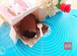 Illustration of how to make cocoa flavored towel rolls 16