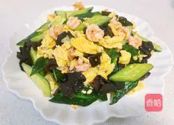 Low fat and low calorie ~ Illustration of how to make cucumber, fungus and scrambled eggs 12