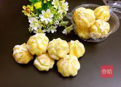 Illustration of how to make cream puffs 11
