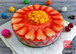 Strawberry yogurt mousse cake (rice cooker version) recipe 14