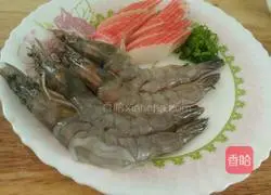 Illustration of how to make seafood scallop oatmeal porridge 2