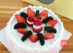 8-inch strawberry cream cake recipe 16