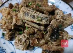 Illustration of salt and pepper eel back (family version) 14