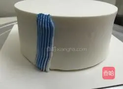 Illustration of how to make floret cream cake 5