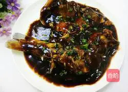Illustration of how to make West Lake vinegar fish 11