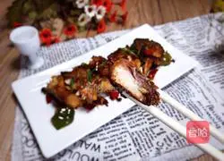 Illustration of how to make pan-fried glutinous rice cake 16