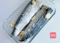 Illustration of grilled herring 2
