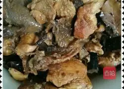 Making a side dish for love - Illustration of how to make a small chicken stewed with mushrooms 7