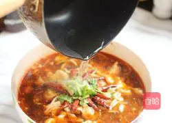 Illustration of Sichuan style boiled fish 12