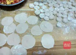 Illustration of how to make tomato and egg dumplings 16