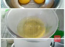 Illustration of how to make soufflé cheesecake 2