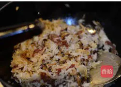 Illustration of how to make raw fried waxed glutinous rice 6
