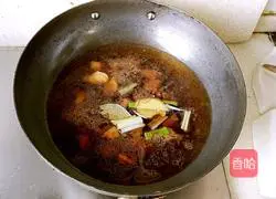 Illustration of how to make beef stew with potatoes 6