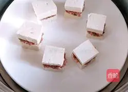 Illustration of how to make tofu auspicious box 6