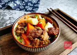 Illustration of braised mutton recipe 12