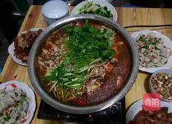 Illustration of Sichuan style boiled fish 3