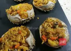 Illustration of how to make snowflake crab jelly 6