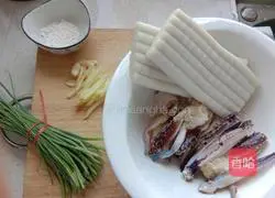 Illustration of how to make crab fried rice cake 1