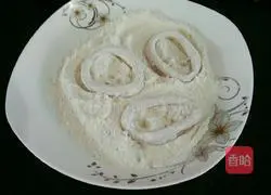 Illustration of how to make fried squid 7