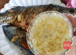 Garlic Grilled Bass Recipe Illustration 6