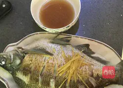 Illustration of how to make steamed bream 10