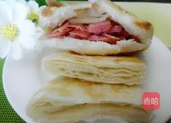 Donkey meat Illustration of how to cook skin with fire 15