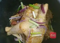 Illustration of rice cooker braised chicken 5