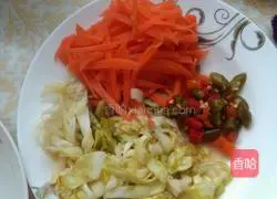 Illustration of how to make fried chicken breast with kimchi 2