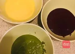 Three Color Chiffon Cake Recipe Illustration 9