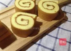 Illustration of how to make jam cake roll 9