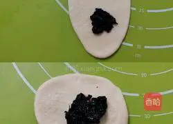 Illustration of how to make butter bread (mulberry jam) bread 9