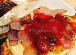 Illustration of how to make French chicken burger 11