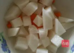 Illustration of how to make Korean kimchi and radish 2