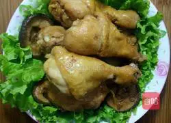 Illustration of the Mushroom Pipa Chicken Leg (rice cooker) version 7