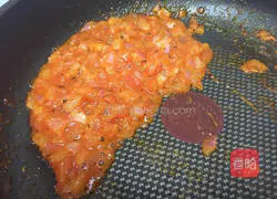 Illustration of how to make ham, fresh vegetables and colorful pizza 2