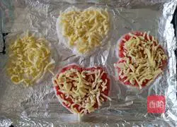 Super simple love ❤ rice pizza recipe 10