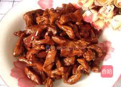 Illustration of how to make shredded pork with sauce 11