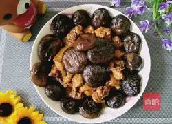 Illustration of how to make braised chicken with mushrooms 9