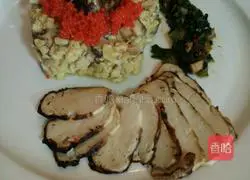 Illustration of how to make matsutake caviar dinner 5