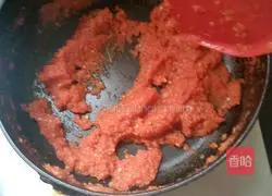 Illustration of how to make concentrated tomato paste (pizza sauce and pasta sauce) 5