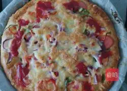 Illustration of how to make shrimp pizza 9