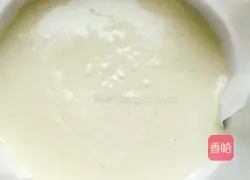 Illustration of how to make yogurt blueberry cotton cake 12