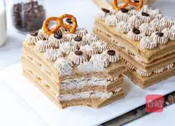 Illustration of how to make coffee naked cake 19