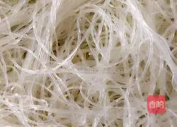 Minced meat and garlic Illustration of how to make Rong vermicelli and baby vegetables 1