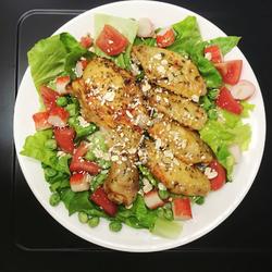 New Orleans grilled chicken legs and wings