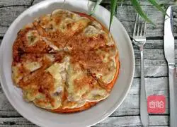 Illustration of how to make banana cheese pizza 6