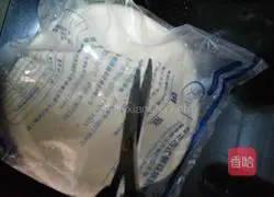 Refreshing fruits Illustration of how to make pizza 3