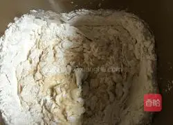 Illustration of how to make white bread 1