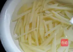 Illustration of how to make French fries 3
