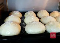 Coconut bean paste bread recipe 16
